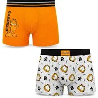 Garfield Boxershorts Garfield der Kater Herren Boxershorts Unterhose 2er Pack (2-St) Gr. S bis XXL