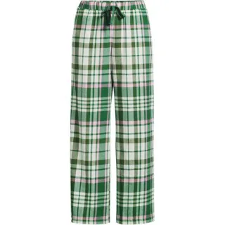 Pyjamahose aus reinem Baumwoll-Flanell für Damen, Damen, size: regular, Rot, Baumwolle, by Lands' End
