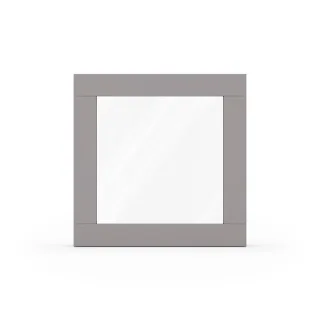 Fenster Platingrau RAL 7036, Holzfenster, Classic IV 68, 510 x 510 mm, einteilig, festverglast, individuell konfigurieren