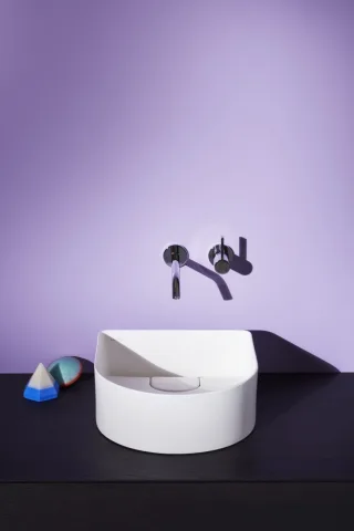 LAUFEN Waschtisch-Schale Sonar o.HL o.ÜL 340x340 weiß matt, H8123407571121 H8123407571121