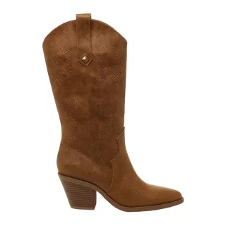 Rocket Dog - Damen Westernstiefel "Feria" (Walnussbraun)