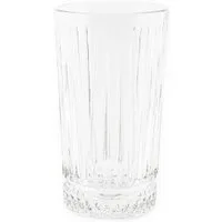 Almina Longdrinkglas Elisa 6 Tlg. Trinkgläser-Set Longdrinkgläser mit Riffle Design 300 ml, 6-tlg.