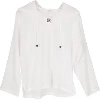 Guru-Shop Hemd & Shirt Yoga Hemd, leichtes Freizeithemd mit Kapuze,.. Ethno Style, alternative Bekleidung