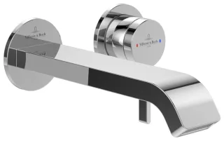 Villeroy & Boch Waschtischauslauf-Set Dawn 3 60x60x201mm ohne Ablaufgarnitur Chrom TVZ10600300061
