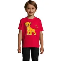 Blondie & Brownie T-Shirt Simba Kinder Unisex – König der Löwen, weiches Baumwollshirt