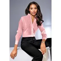 heine Klassische Bluse Stehkragen-Bluse Langarm