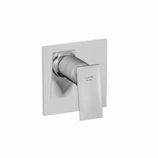 Kludi DECUS-Brausearmatur, Feinbau-Set 547550575 Unterputz, mit Funktionseinheit chrom