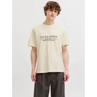 Jack & Jones T-Shirt JORSAVONA BRANDING TEE SS CN STYD SS26 Baumwolle, relaxed fit