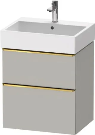 Duravit D-Neo Waschtischunterbau wandhängend Betongrau Matt 584x442x625 mm - DE4371034070000 DE4371034070000