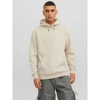 Jack & Jones Hoodie BRADLEY Hoodie (1-tlg) Kapuze, Kordel, Bauchtasche