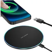 YI 15W Wireless Charger Induktive Ladegerät Für Apple Iphone/samsung Wireless Charger (1-tlg)