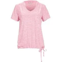Killtec T-Shirt WMN TSHRT F Gestreiftes, schnelltrocknendes Funktionsshirt mit verstellbarem Saum