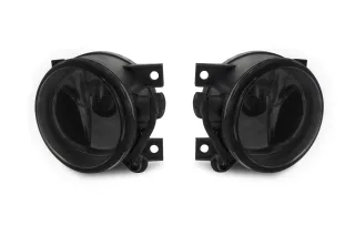 2x Nebelscheinwerfer Schwarz Smoke HB4 Birnen Links + Rechts für VW Eos 06-15