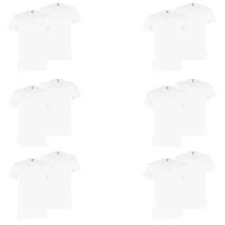 12 er Pack Puma Basic V Neck T-Shirt Men Herren Unterhemd V-Ausschnitt