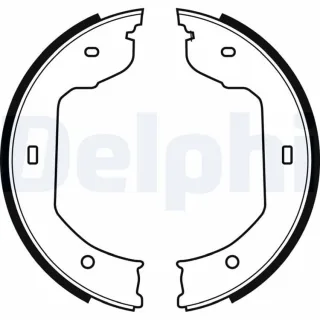 Delphi Bremsbacken hinten BMW VW