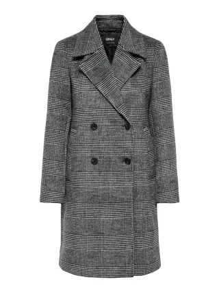 ONLY - ONLTENNA LONG COAT CC OTW Schwarz - Gr. - S