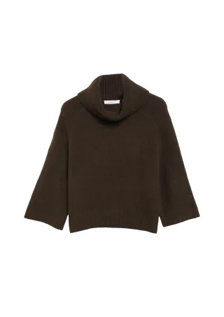 comma - Strickjacke braun - Gr. - S