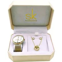 Tidy Quarzuhr Valentinstag Muttertag Shengke Geschenkset, Damenuhr Geschenkbox SK0105