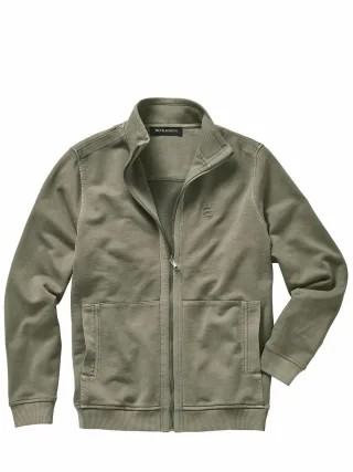 Mey & Edlich Herren Urbexer-Sweatjacke Grün 100 % Baumwolle