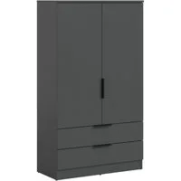 xonox.home Wäscheschrank in anthrazit B/H/T: 80x140x37 cm