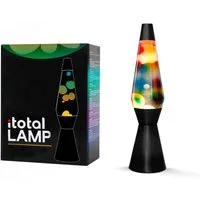 I-TOTAL Lavalampe I-TOTAL® Lavalampe Magie Transparent Regenbogen Spaceship