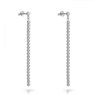 Orphelia 'Glitter' Tropfenohrringe aus 925er Sterlingsilber für Damen - Silber ZO-7548