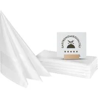 ZOLLNER Stoffserviette, (Spar-Set, 6 St), 40 x 40 cm, 100% Baumwolle, mit edler Atlaskante, Vollzwirn