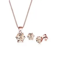 Elli Schmuckset mit Kristallen von Swarovski® 925 Sterling Silber