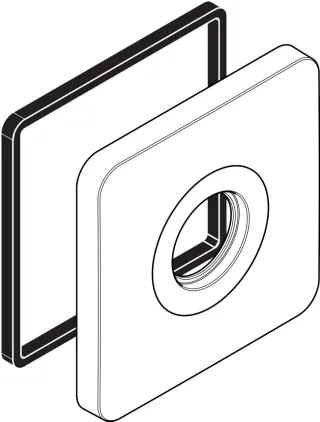 Hansgrohe Rosette Axor Citterio M Unterputzventil chrom, 98511000 98511000
