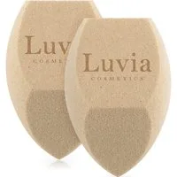 Luvia Cosmetics Make-up Schwamm TEA MAKE-UP SPONGE SET, Packung, 2 tlg., hautfreundlicher Make-up Schwamm mit wertvollen Tee-Bestandteilen, Feinporig für natürliches Hautbild, geringer Verbrauch mit Tee-Extrakt