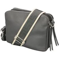 Adel Bags Schultertasche MARA Umhängetasche für Damen, Schultertasche aus Echtleder, hergestellt in Italien, mit 2 Riemen