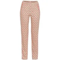 Ringella Pyjamahose im floralen Ornament-Dessin und mit Seitentaschen Florales Ornamentdessin