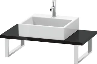 Duravit L-Cube Konsole Schwarz Hochglanz 800x480x30 mm - LC104C04040 LC104C04040
