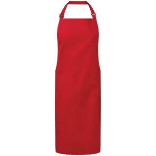 Premier Unisex Erwachsene Bio Fairtrade zertifiziert Vollschürze (rot)
