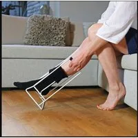 Rehaforum Medical Anziehhilfe für Kompressionsstrümpfe und Strümpfe, Alltagshelfer bei Bewegungseinschränkung, 1-tlg., Komplettset, Sockenanziehhilfe, Kompressionsstrümpfe, Für Strümpfe, Rutschfest