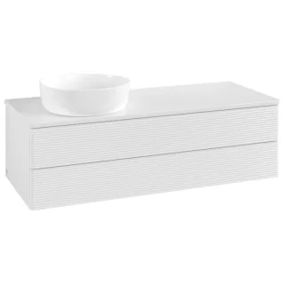 Villeroy & Boch Antao Waschtischunterschrank 1200x360x500mm L22110GF mit Beleuchtung mit Struktur FK/AP: GF/0