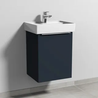 Sanipa 3way Waschtischunterbau zu Villeroy & Boch Collaro Waschtisch mit 1 Tür, Marine-Matt UP8311R