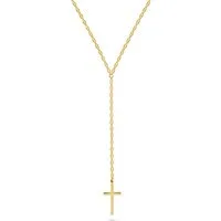 CHRIST Silberkette CHRIST Damen-Kette 925er Silber, recycelt Kreuz
