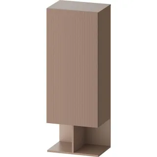Duravit Balcoon Halbhochschrank BA1302LJFIF0000 50x36x132cm, Tür links, Umbra strukturiert