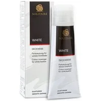 Solitaire White - Deckweiss für Glattleder Schuhcreme
