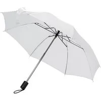Macma Taschenregenschirm Taschen-Regenschirm / mit Schutzhülle / Farbe: weiss