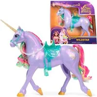 Spin Master Anziehpuppe Unicorn Academy Einhorn Wildstar, mit echter Mähne und Schweif