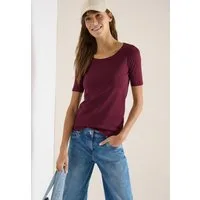 CECIL T-Shirt Style Lena mit klassischem Rundhalsausschnitt