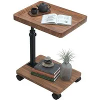 AKKEE Beistelltisch Sofa Klein Beistelltisch, für Schlafsofa und Badewanne, Sofatisch