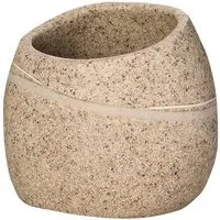 Ridder Badaccessoire-Set Aufbewahrungsbecher Little Rock beige