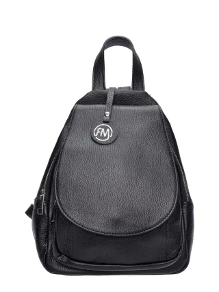 Roberta M Schwarz Rindsledertasche