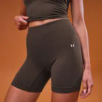 MP Damen Tempo Seamless Scrunch Shorts – Kakao - M
