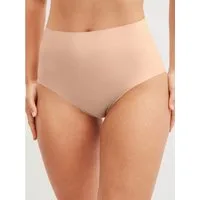 CALIDA High-Waist-Slip Natural Skin mit hohem Bund, flache Abschlüsse, Interlock-Qualität