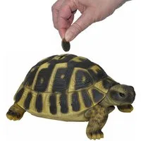 dazikemo Gartenfigur Spardose Sparschwein große Schildkröte