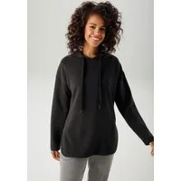Aniston CASUAL Sweatshirt mit Bindeband an der Kapuze